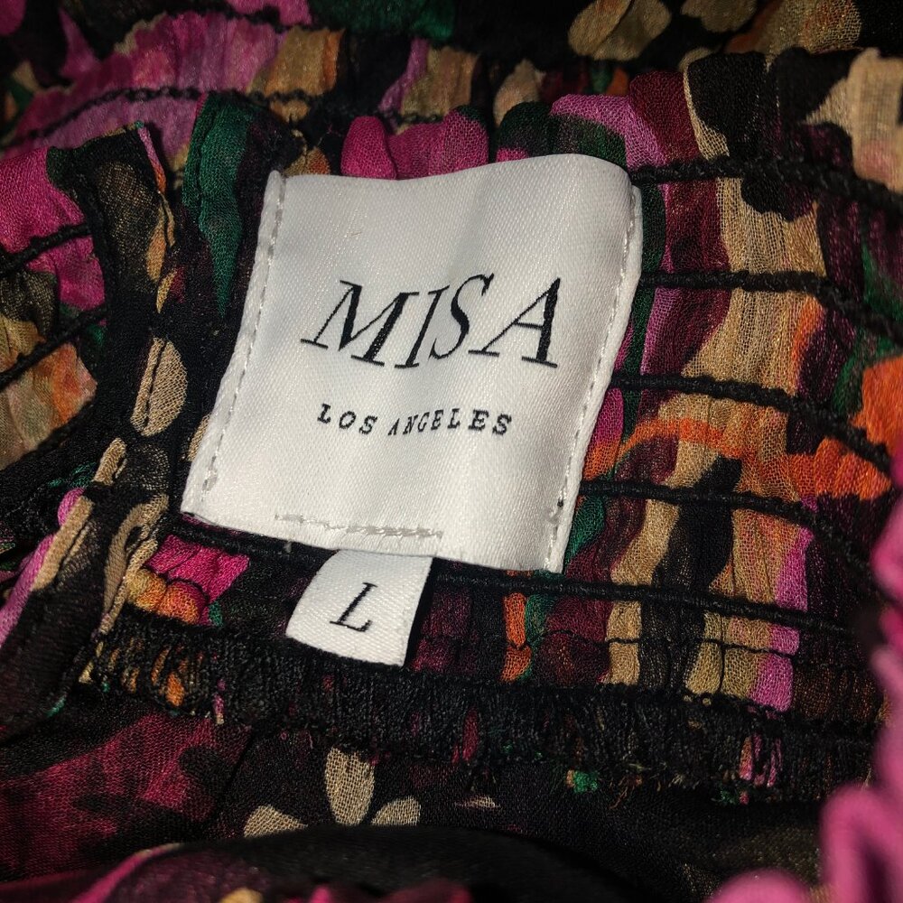 MISA Los Angeles Revolve flora groove Gianna dress - Picture 8 of 9